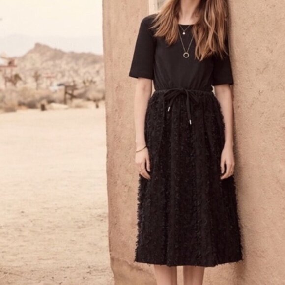See By Chloe Textured Bottom‎ Shirt Dress Black XS - Picture 9 of 9